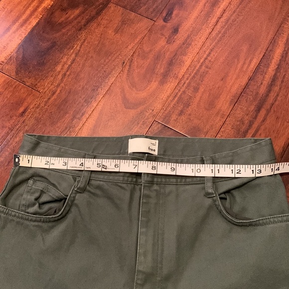 Wilfred Free high rise wide leg Jean, light green - Picture 2 of 5